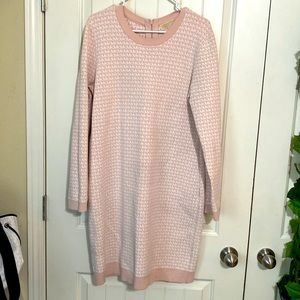 Michael Kors Long Sleeve Pink Dress